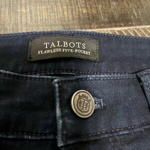 Talbots Navy Five-Pocket Jeans